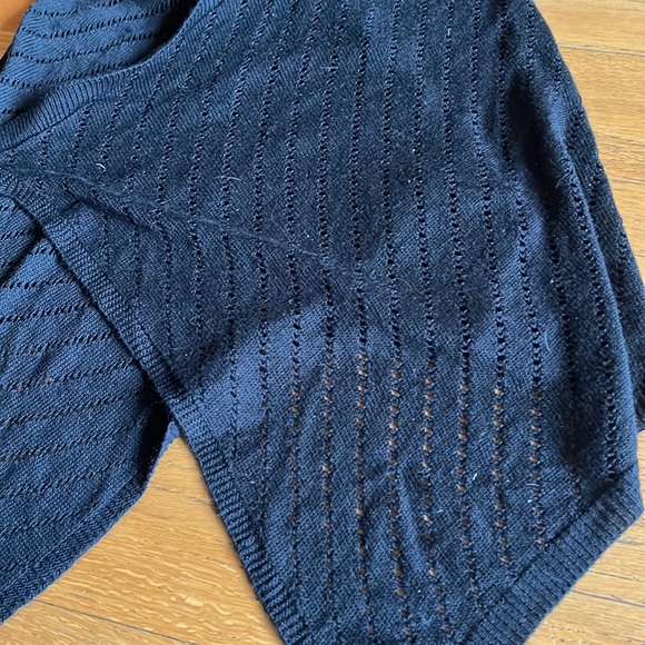 Black sweater project cover up  sweater - Picture 4 of 8